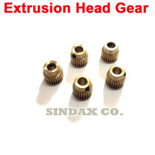 Supernova Sale Promotion 5PCS/LOT Extrusion Head Gear Inner Hole Diameter 5MM 3D Printer Accessories Free Shipping