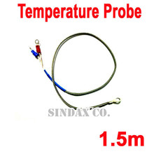 Wholesale Promotion 15PCS/lot 1.5m K-type Thermocouple Cold End Surface SMD Nose Probe Temperature Sensor Temperature Probe Hole