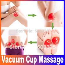 10 Piece Red Cupping therapy Glass Silicone Vacuum Cup Anti Cellulite Massage Traditional Chinese Medical Product As Yoga