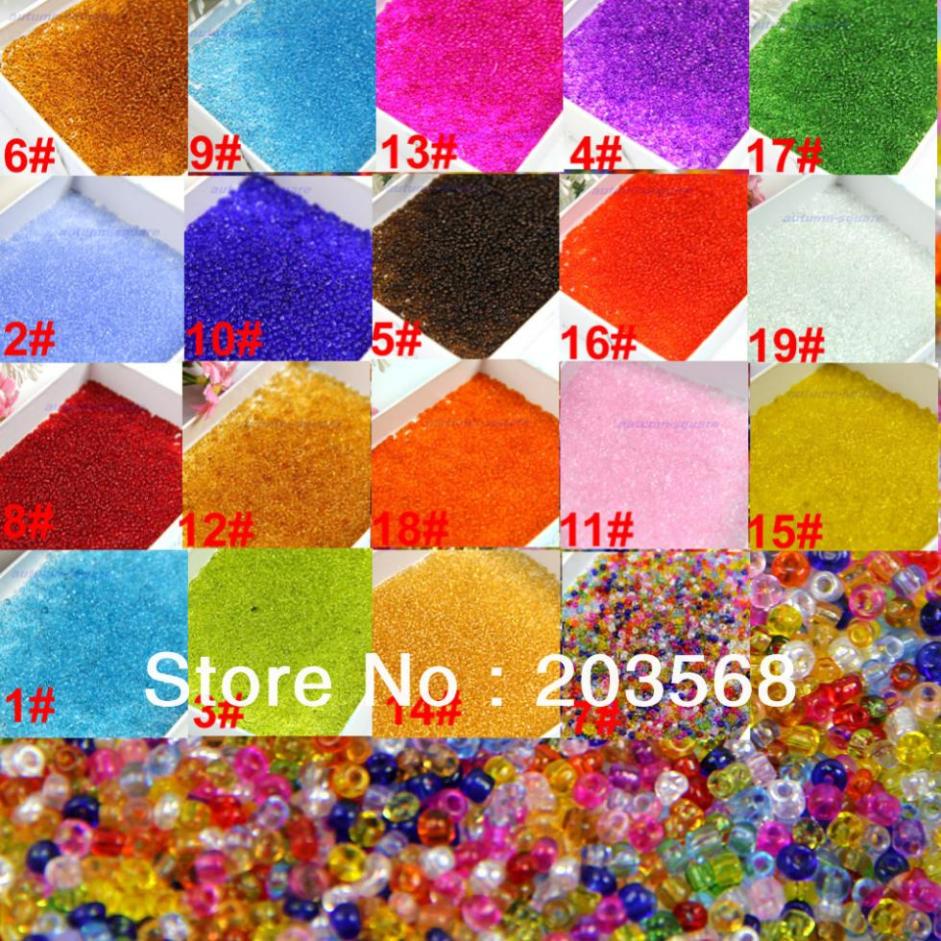 1500pcs pack 2mm Czech Glass Seed Spacer Beads Jewelry Making DIY Pick 19 Colors