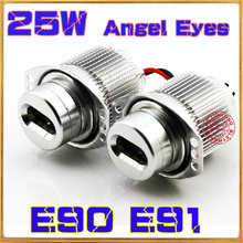 High power CREE chips 25W LED Marker Angel Eye for BMW E90 E91 White Light Lamp