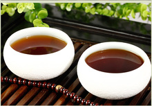 Promotion 357g Organic Yunnan Xiaguan Puer Pu er Puerh Ripe Tea Cake Lose Weight tea Free