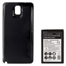 New 6800mAh Replacement Mobile Phone Battery Cover Back Door for Samsung Galaxy Note 3 N9000 Black