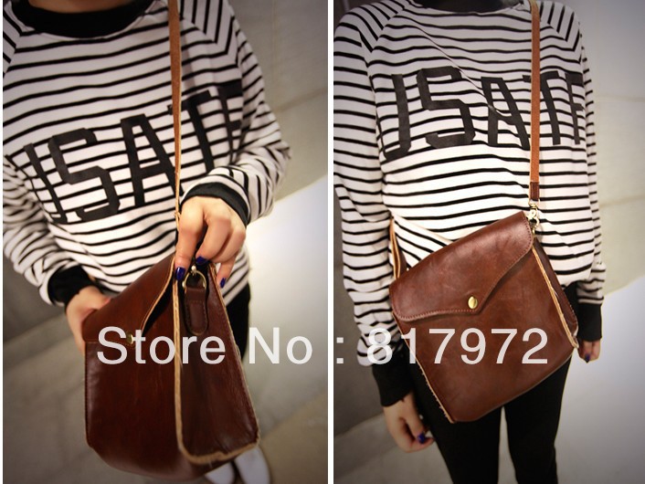 Small coffee cross body bag New Fashion Woman British Style shoulder bags Free Shipping