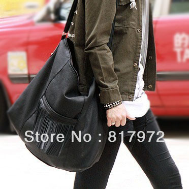 Woman Fashion Tassel bag casual all match large bags women s handbag messenger bag Shoulder bags
