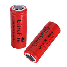 Срок годности Ultrafire 5000 мАч 3,7 v 26650 перезаряжаемый аккумулятор для фонарик факел красный