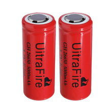 Прямые продажи 4x Uirtufire 5000 мАч 3,7 v 26650 перезаряжаемый аккумулятор для светодиодный фонарик факел