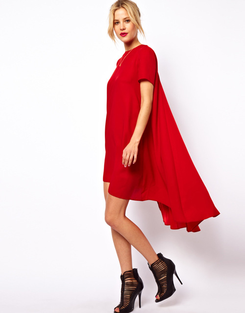 -2014-Women-Red-Cocktail-Dresses-Irregualer-Summer-Party-Evening ...