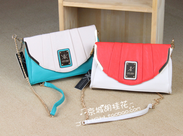 Kk bag High quality one shoulder cross body women s handbag brown bag chain pleated bag