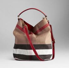 2013 latest, medium HOBO plaid canvas bag, shoulder portable, fashion handbags wild