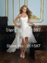 2014 NEW Before long after short strapless dress sweet