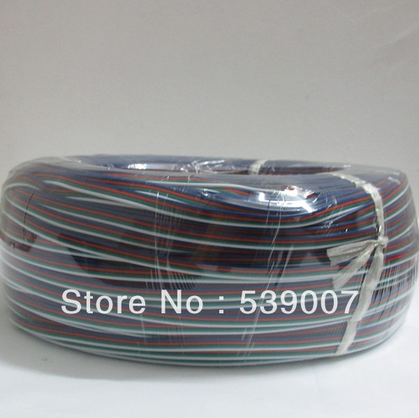 Купить 100 м 4 pin расширение rgb провод соединительный кабель для 3528 ...