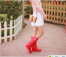 AISIMI Hot sale 2014 new sexy ladies fashion flats down warm plush snow boots winter half