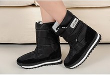 2014 Popular Snow Boots For Women Flat Heel 7 Colors Plus Size Winter Boots Plush Inside