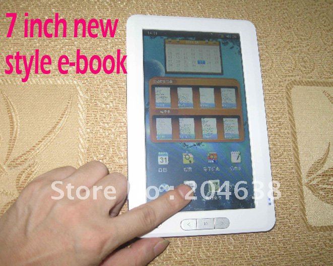 On sale new e book ebook 7 inch 4GB ebook reader touch screen