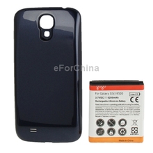 Dark Blue Cover Back Door 6200mAh Android Celular Evoke Replacement Mobile Phone Battery /Bateria for Samsung Galaxy S4 / i9500