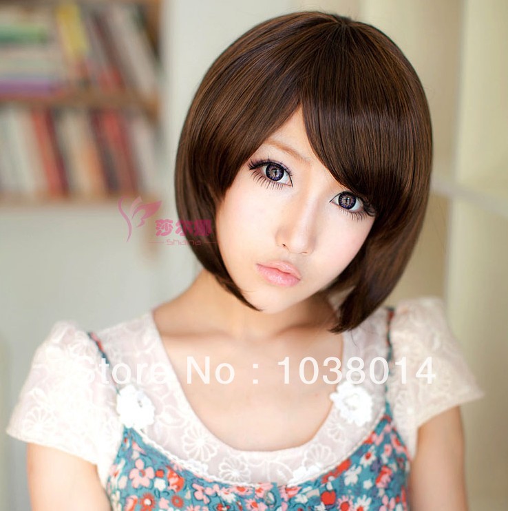 2014-New-year-chiristams-party-fashion-bob-hairstyle-wigs-girls-s ...