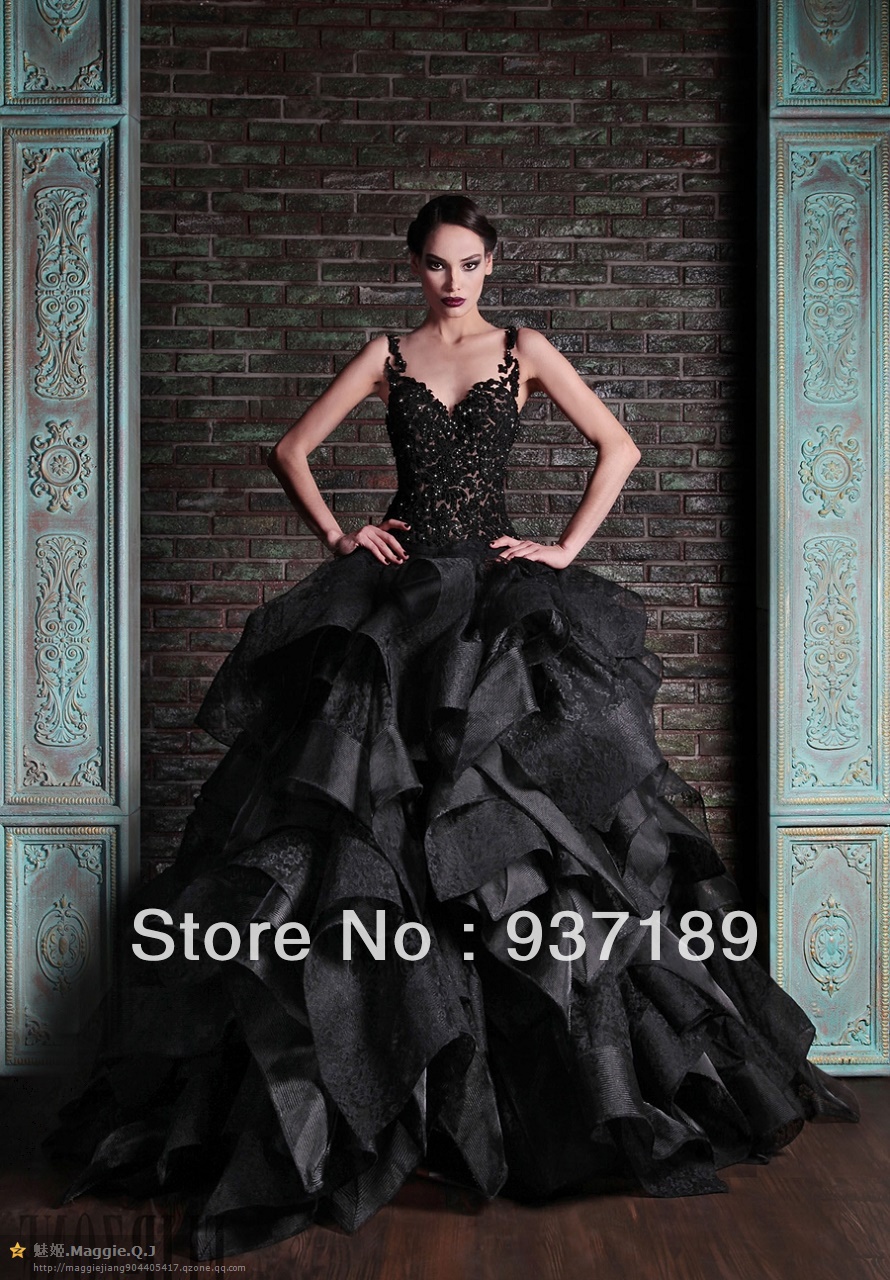 black wedding dresses for sale
