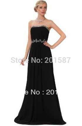 2013 New Elegant Strapless Bra waist Diamond Slim Long Prom Dresses