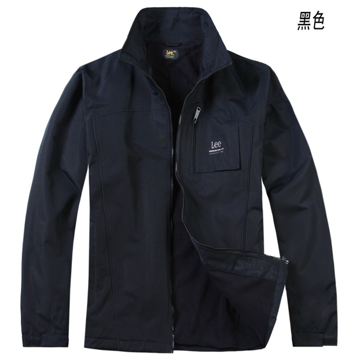 Free shipping Autumn and winter business casual stand collar thickening jacket Men plus size plus size