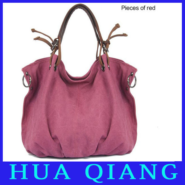 The new canvas bag portable inclined shoulder bag one shoulder fashion female package