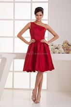 a-line low back mini-length taffeta  natural waist cocktail dress