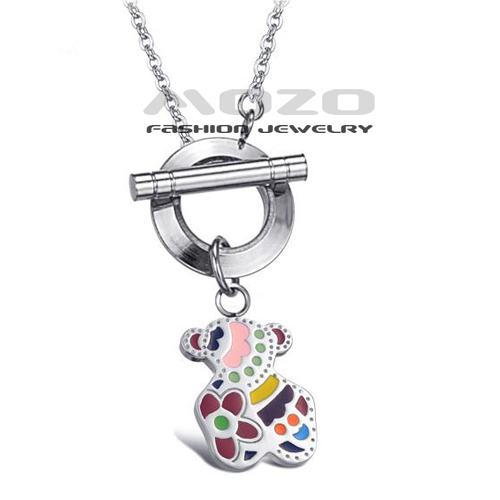 Wholesale 2015 Hot Sale New Fashion Jewelry Little Bear Cute Style Girls lady Chain Pendant Necklace