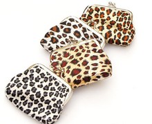 Free shipping the new fashion trend in female personality leopard zero purse, key package, miniature handbags