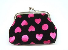 Free shipping the new female personality love dot in the spring of zero purse key package