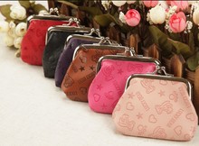 Free shipping the new female personality love pentagon in the spring of zero purse key package