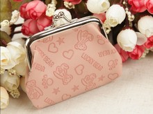 Free shipping the new female personality love pentagon in the spring of zero purse key package