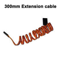 Free shipping 300mm 10pcs lot servo extension Lead wire cable for Futaba JR male and female