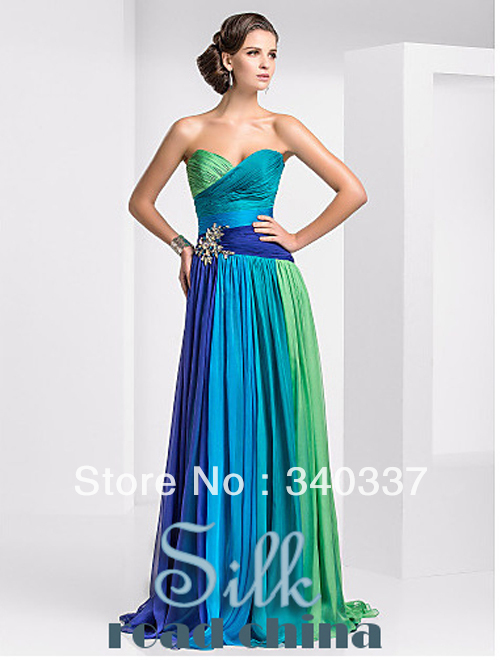 Ready-To-Ship-Only-89-Free-shipping-sweetheart-straight-chiffon-pleat ...