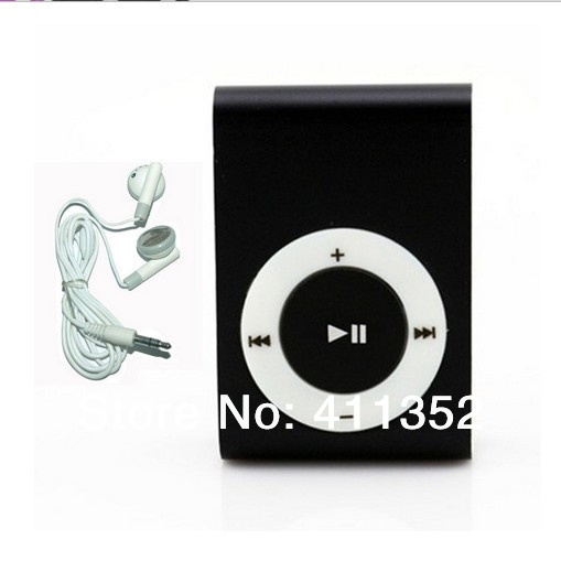 Купить мини клип mp3-плеер с микро tf/SD слот с кабель/usb + наушники ...