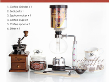T 003 Coffee Gift Set Coffee Grinder Coffee Syphon maker Coffee Seal pot