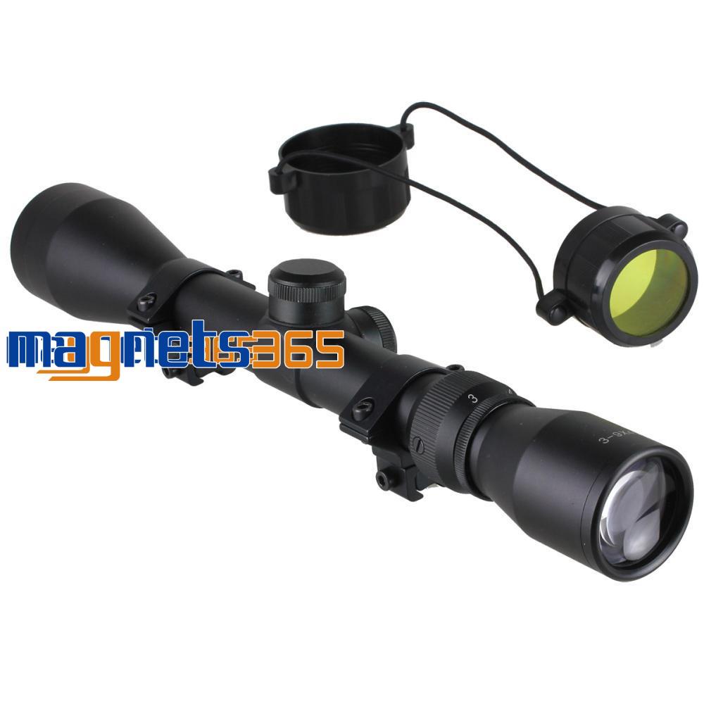 New 3 9 x 40 Tactical Rifle Optics Sniper Scope Reviews Sight Hunting Scopes Black Free