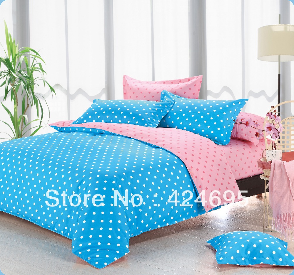Popular Pink Polka Dot Comforter-Buy Cheap Pink Polka Dot Comforter ...