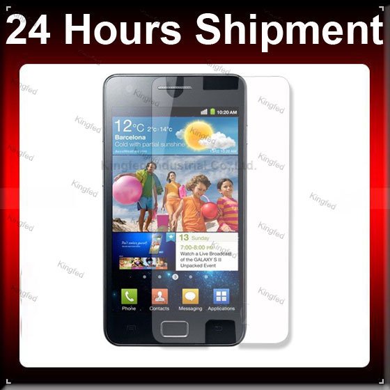 7000 pcs/Lot CLEAR LCD Screen Protector for Samsung Galaxy S II I9100