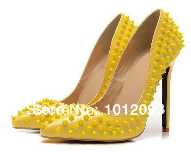 womens yellow dress shoes