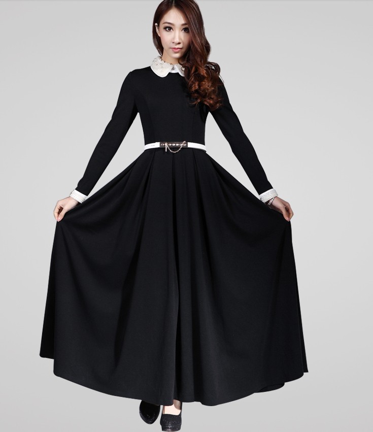 2013-Autumn-black-knitted-long-dress-women-s-plus-size-ultra-long-detachable-beading-peral-collar.jpg