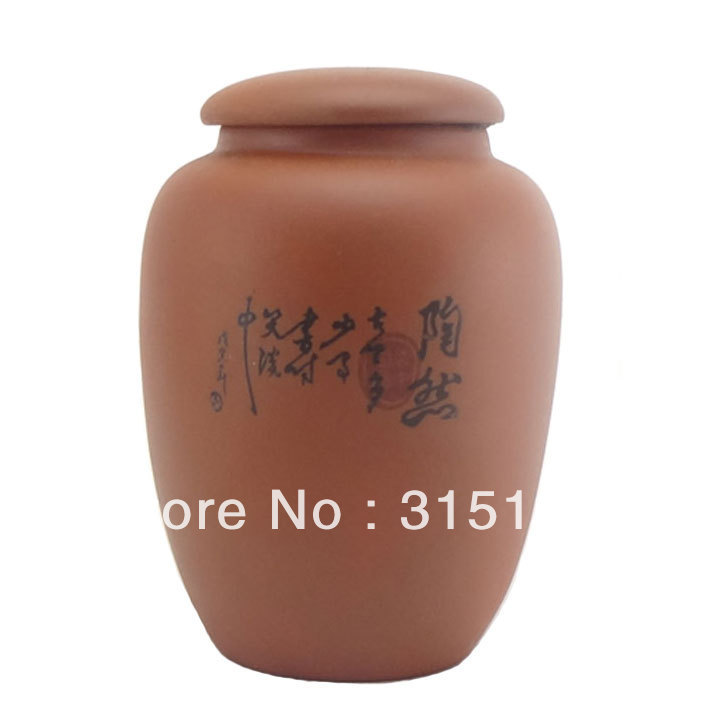 Free shipping Hot Sale New Purple Clay Zisha Sealed Jar Pot Kongfu Tea Set Tea Candy