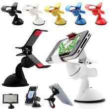 New Arrival Universal Stick Car Windshield Mount Stand Holder For iPhone Mobile Phone GPS Free shipping