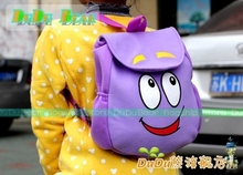 Children School Bag Cartoon adventurous dora backpacks Plush with Map Girls Kindergarten The Explorer Rescue Bag