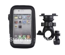 New Arrival Support Smartphone Bicycle Bike Holder Wateproof Bag Mount Holder For iPhone 5 Free Shipping