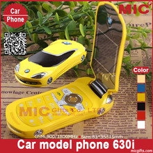 2013 1.4″ hot MP3/MP4 Dual SIM Card flip BM small tiny mini sport supercar luxury car model cell mobile phone 630i cellphone P73