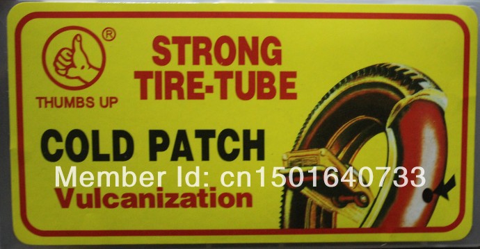 Strong tire-tube cold patch 