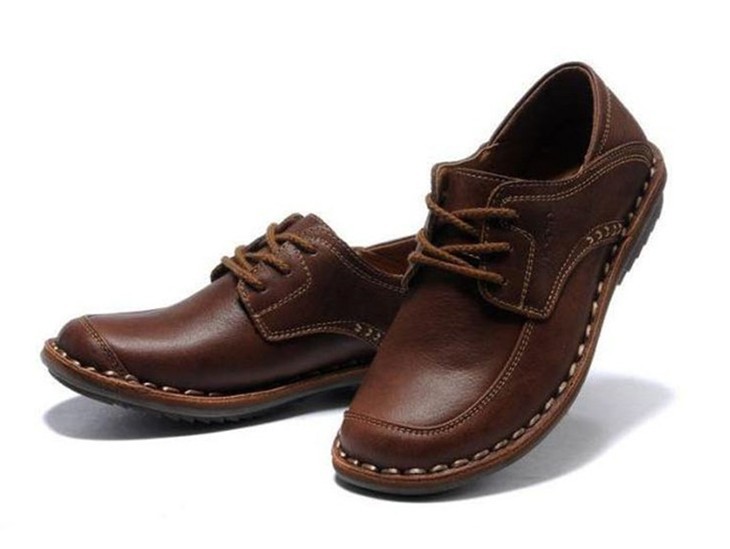 Classic men's oxford shoes, men's leather casual shoes, dress shoes ...