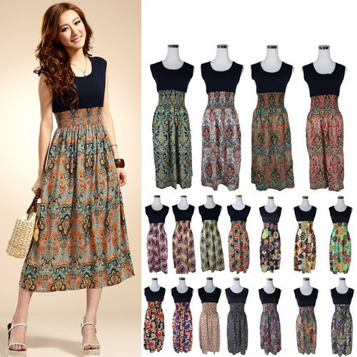 Bohemian Dress Style Women Unique Pink Bohemian Dress Style Women Unique Pink