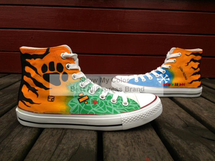 2014 New Shoes ED Sheeran High Top Sneaker Canvas Hand Painted Men Women Fashion Shoes