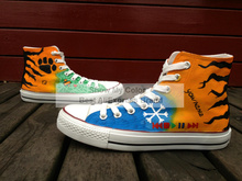 2014 New Shoes ED Sheeran High Top Sneaker Canvas Hand Painted Men Women Fashion Shoes